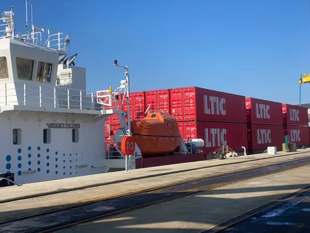 Çindən göndərilən növbəti blok qatar Bakı Limanına çatıb
