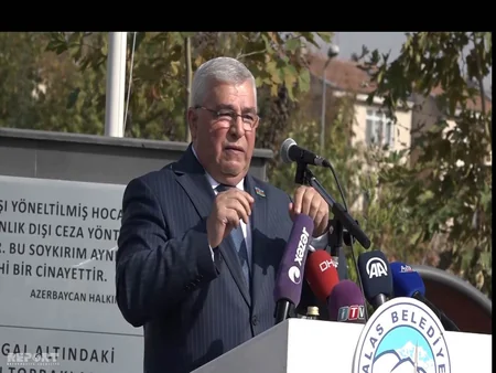 Türkiyənin Kayseri şəhərində Xocalı parkı və abidəsinin açılışı olub - FOTO