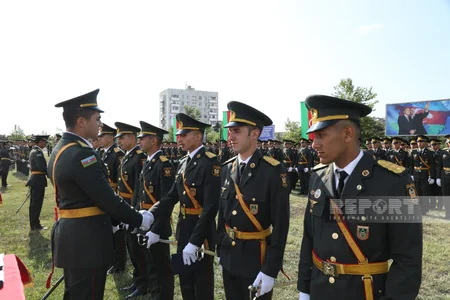 Heydər Əliyev adına Hərbi İnstitutda növbəti buraxılış mərasimi keçirilib