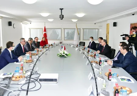 Baş prokuror Türkiyə Ali Məhkəməsinin sədrilə görüşdü