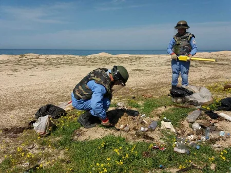 Nardaranda əl qumbarası, patron və avtomat darağı aşkar olunub