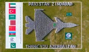 Pakistanın nüfuzlu institutu həmrəylik və dəstəyə görə Azərbaycana minnətdarlıq fləş-mobu təşkil edib