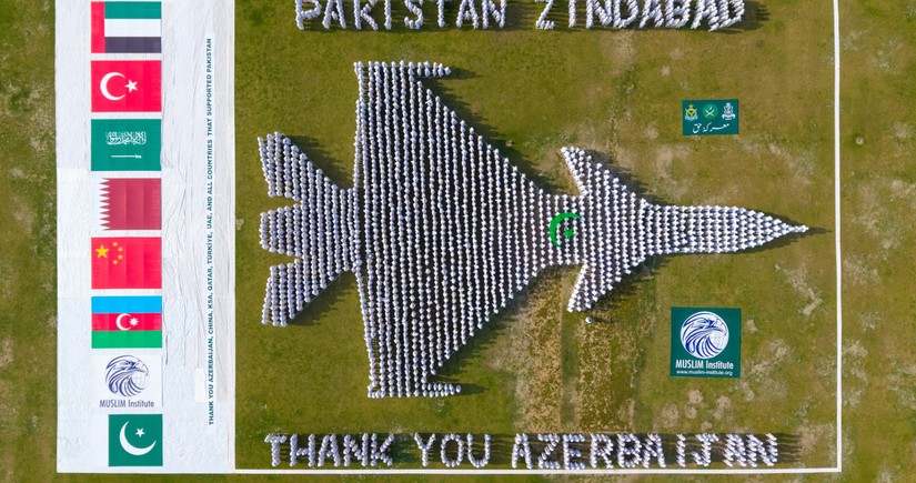 Pakistanın nüfuzlu institutu həmrəylik və dəstəyə görə Azərbaycana minnətdarlıq fləş-mobu təşkil edib