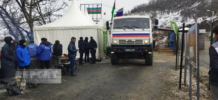 На дороге Ханкенди-Лачын созданы условия для беспрепятственного проезда автомобилей РМК