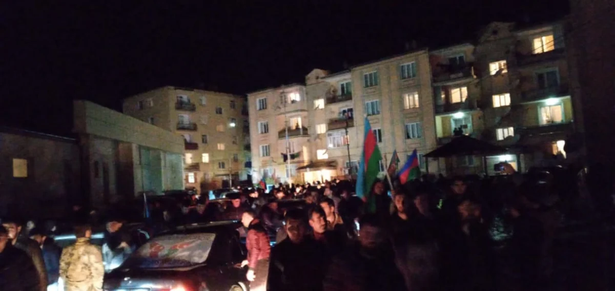 Quba sakinləri qələbə sevincini yaşayırlar