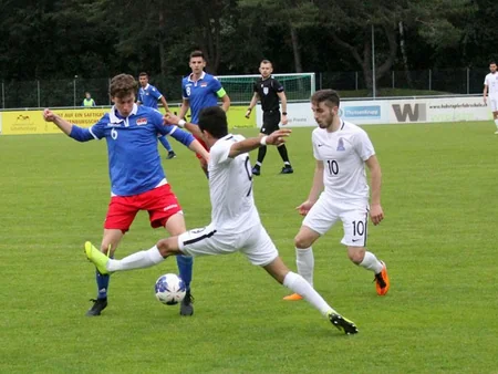 Azerbaijan's U-21 football team loses to Liechtenstein - VIDEO