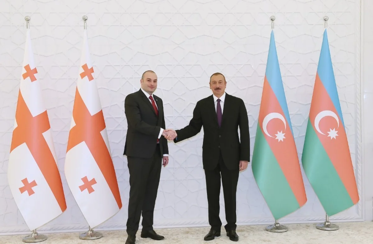 President Ilham Aliyev meets with PM of Georgia