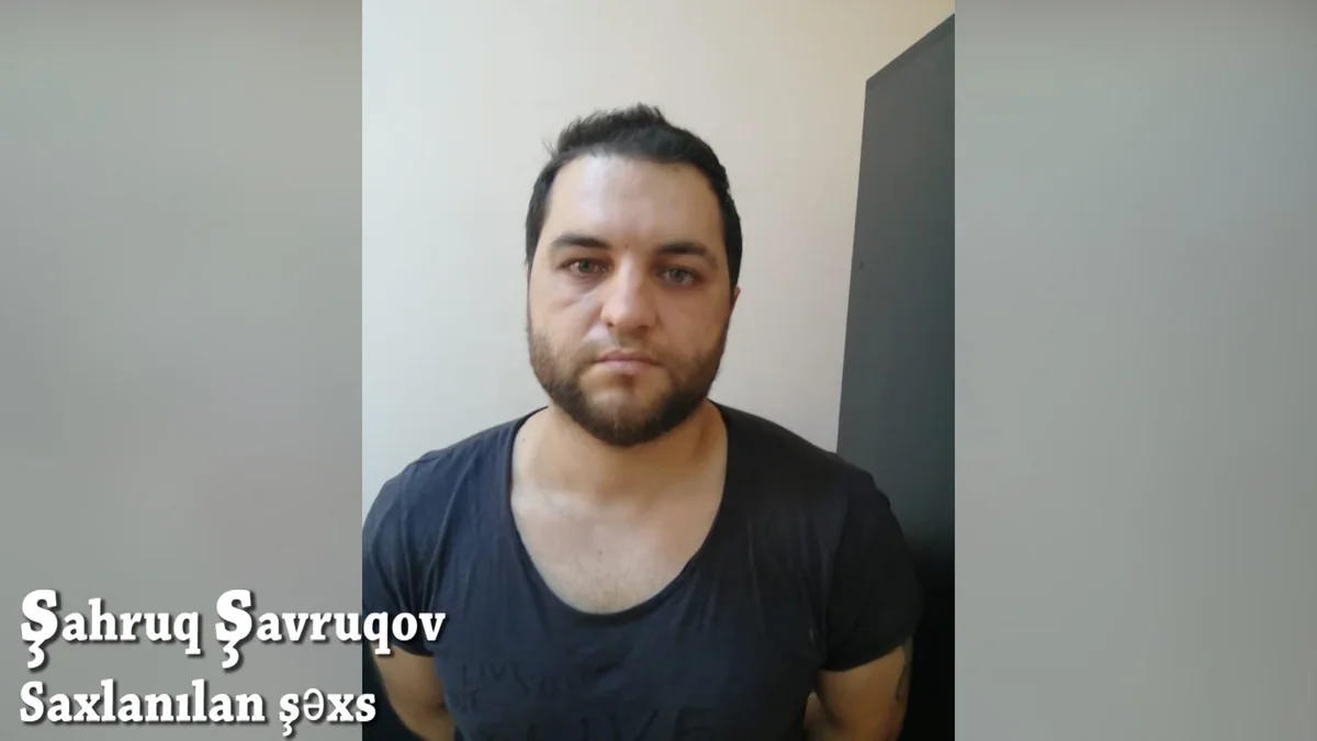 Bakıda narkotik vasitələrin satışı ilə məşğul olan silahlı şəxs saxlanıldı - VİDEO