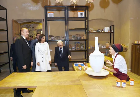 Şəkidə “ABAD” Keramika və Tətbiqi Sənət Mərkəzinin açılışı olub