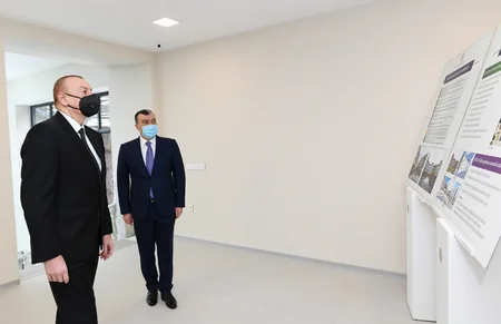 İlham Əliyev Şağan Reabilitasiya Pansionatının açılışında iştirak edib