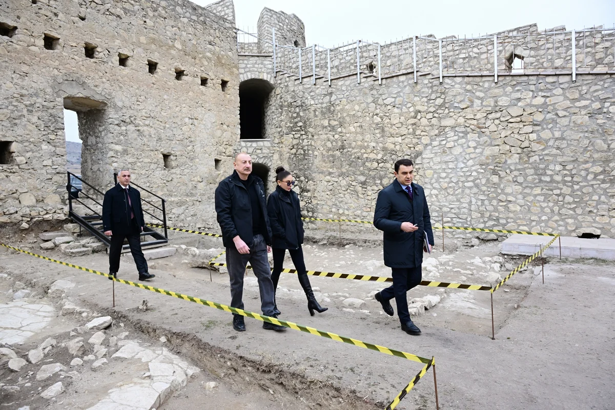 President Ilham Aliyev reviews concept design for Asgaran Fortress Complex