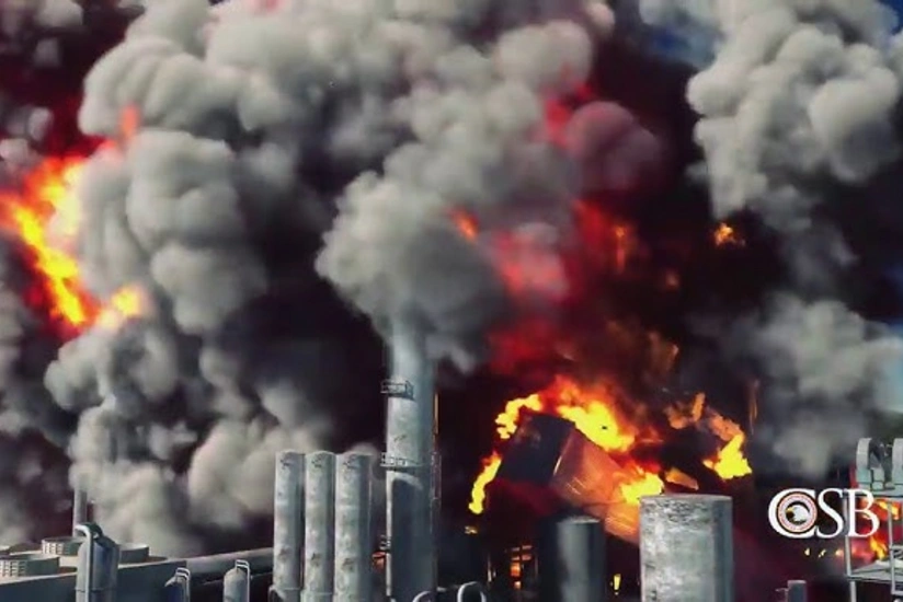 Kaliforniyada neft zavodunda partlayış baş verib, xəsarət alanlar var