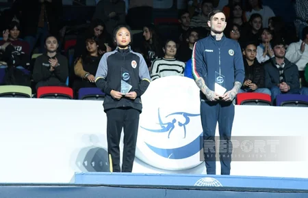 İdman gimnastikası üzrə Dünya Kubokunun qalibləri mükafatlandırılıb