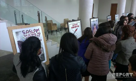 Lənkərandа “Zərərli vərdişlərə qarşı mübarizə: Uşaqların gözü ilə” rəsm sərgisi keçirilib - FOTO