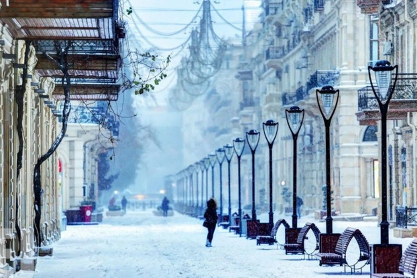 Azərbaycana qış fəsli daxil olub