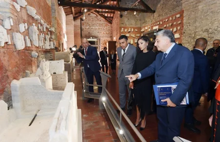 Mehriban Aliyeva attends inauguration of St.Sebastian catacombs in Vatican