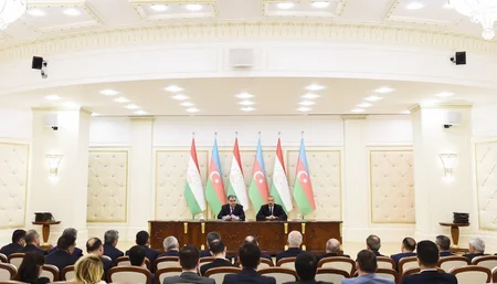 Azərbaycan və Tacikistan prezidentləri mətbuata bəyanatlarla çıxış ediblər - YENİLƏNİB