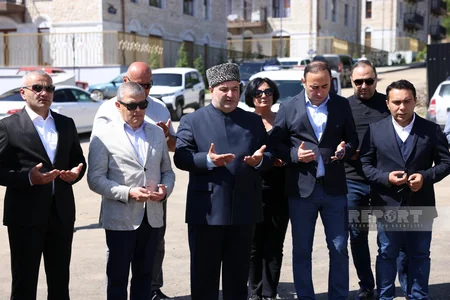 32 ildən sonra ilk dəfə Şuşaya köçürülmüş sakinlər üçün qurbanlar kəsilib