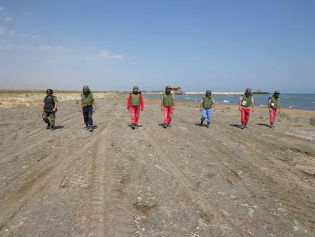 Xızı ərazisində 20 ədəd partlamamış hərbi sursat aşkar edilib