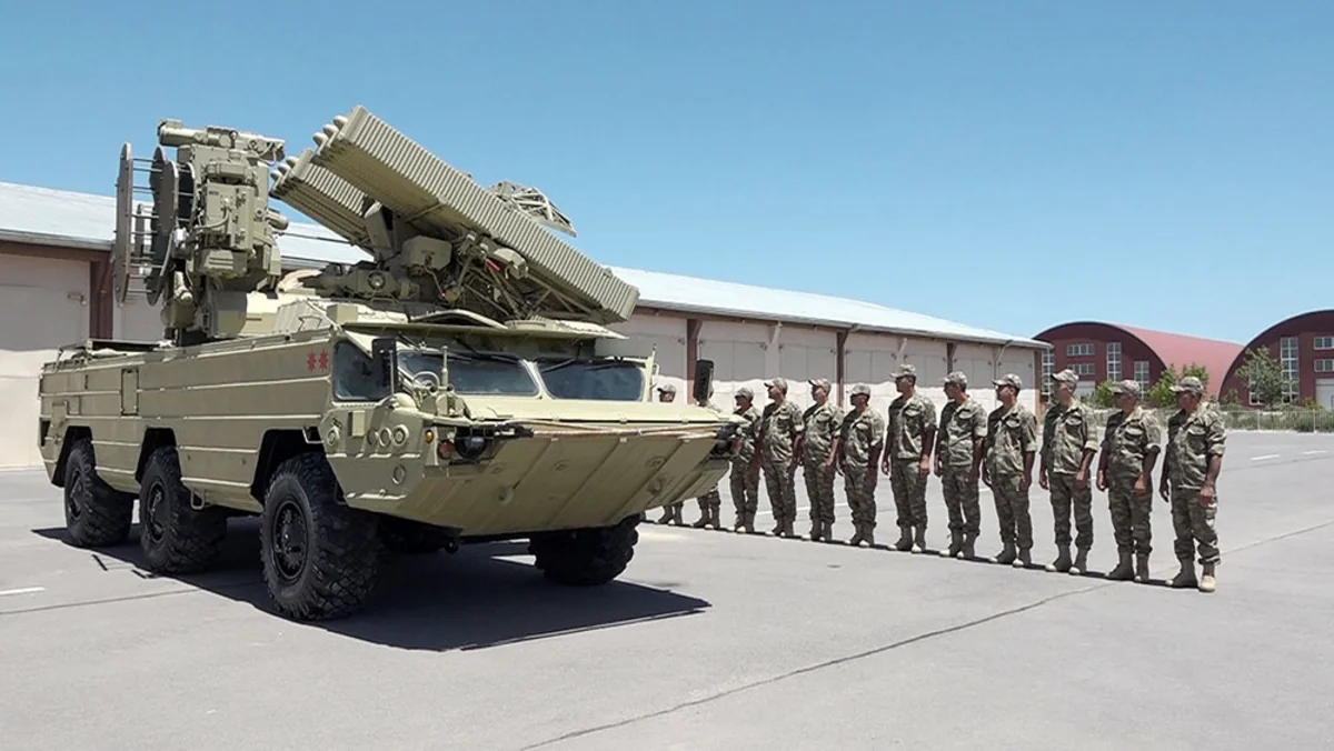 В Нахчыване проводятся учебные сборы с военнообязанными