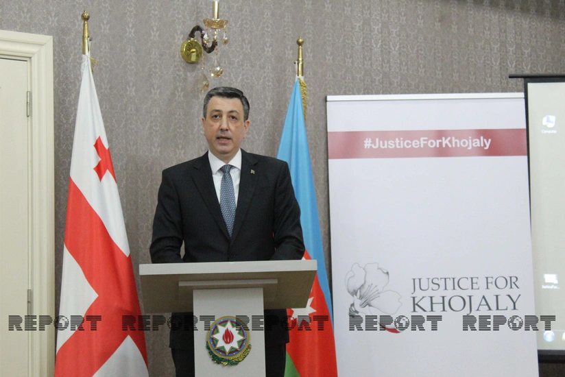 Tbilisidə Xocalı soyqırımına həsr olunan anım mərasimi keçirilib