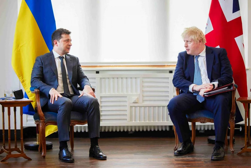 Zelenski ilə Boris Conson arasında telefon danışığı olub