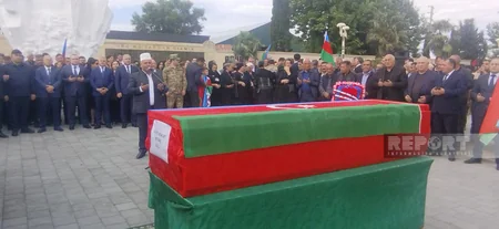 Tərtərdə Birinci Qarabağ müharibəsinin şəhidi Ədalət Əliyev dəfn edilib - YENİLƏNİB