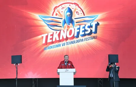 İlham Əliyev və Rəcəb Tayyib Ərdoğan TEKNOFEST Azərbaycan festivalına qatılıblar