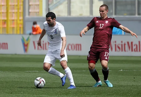 Azərbaycan millisi tarixində ilk dəfə Latviyaya məğlub olub