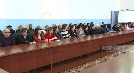 Şəkidə vətəndaşların seçki hüququ ilə bağlı növbəti dəyirmi masa keçirilib