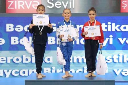 Bədii və aerobika gimnastikası üzrə Azərbaycan birinciliklərinə yekun vurulub
