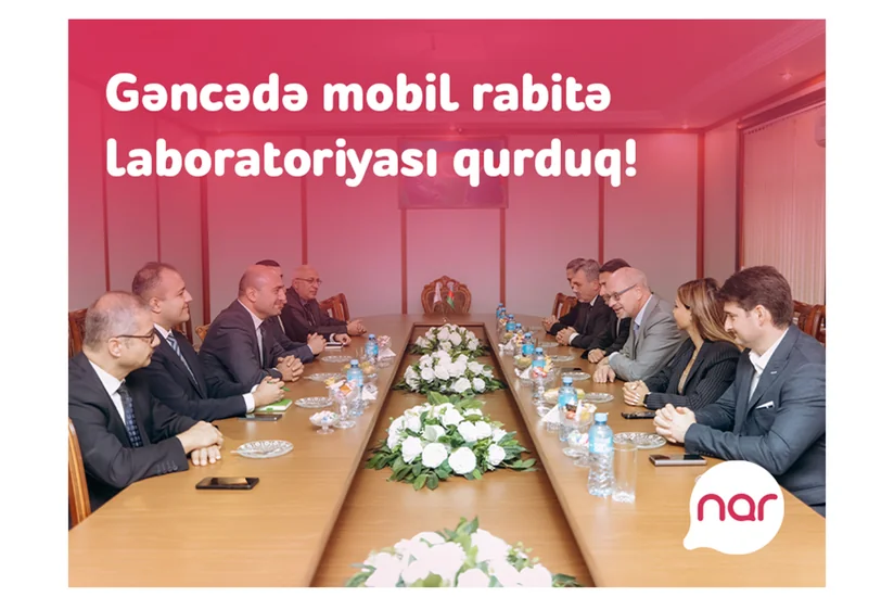 “Nar” Gəncədə tələbələr üçün mobil rabitə laboratoriyası təsis etdi