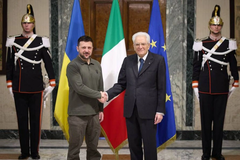 Зеленский в Риме встретился с Маттареллой