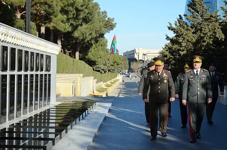 Chief of Georgian Defense Forces arrives in Azerbaijan