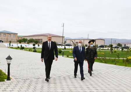 President Ilham Aliyev attends opening of Nakhchivan Garrison Central Hospital