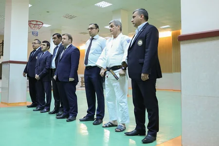 Kaspi Liseyində cüdo zalının açılışı olub