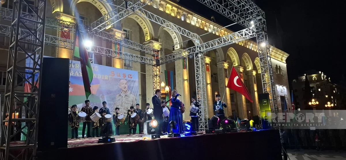 Gəncədə Zəfərin mübarək, Azərbaycan! adlı konsert proqramı keçirilib - YENİLƏNİB