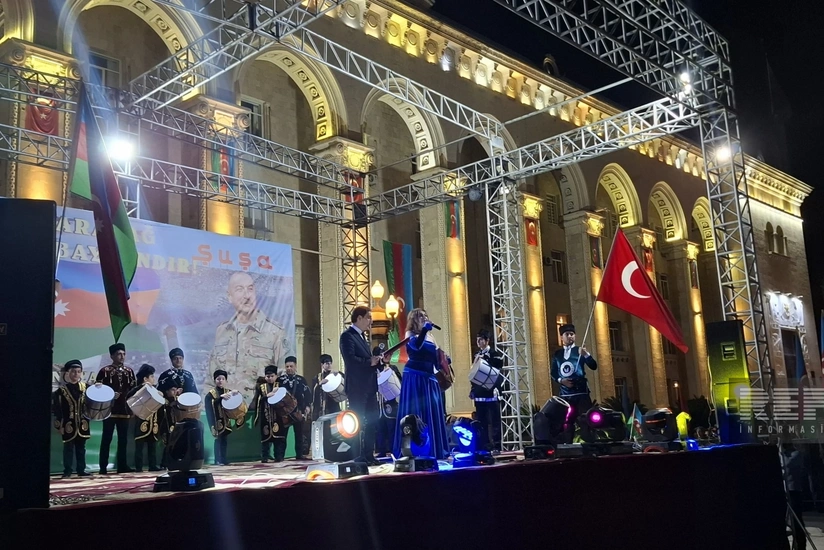 Gəncədə Zəfərin mübarək, Azərbaycan! adlı konsert proqramı keçirilib - YENİLƏNİB