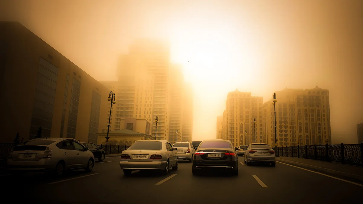 Dumanla bağlı aeroport yolunda endirilən sürət həddi bərpa olunub - YENİLƏNİB