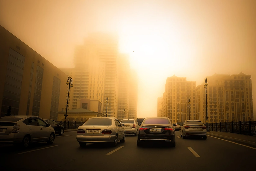Dumanla bağlı aeroport yolunda endirilən sürət həddi bərpa olunub - YENİLƏNİB