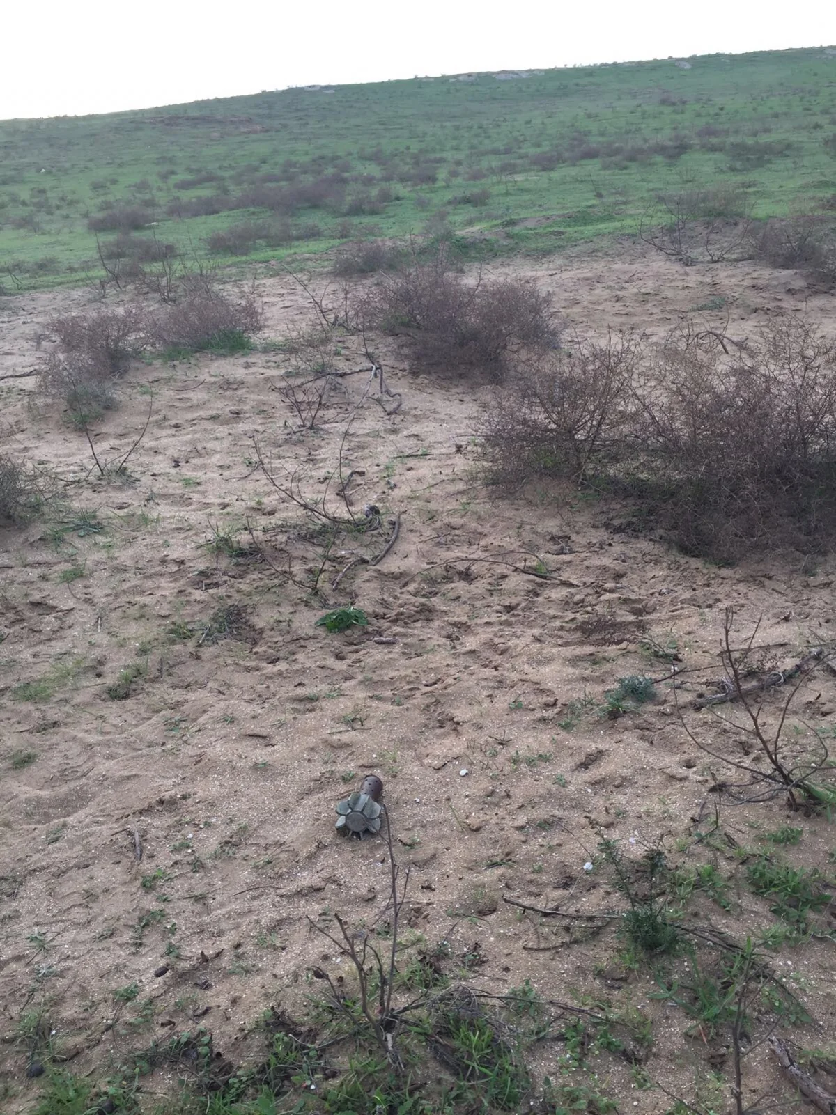 Bakıda 1 ədəd partlamış minaatan mərmisi aşkarlanıb