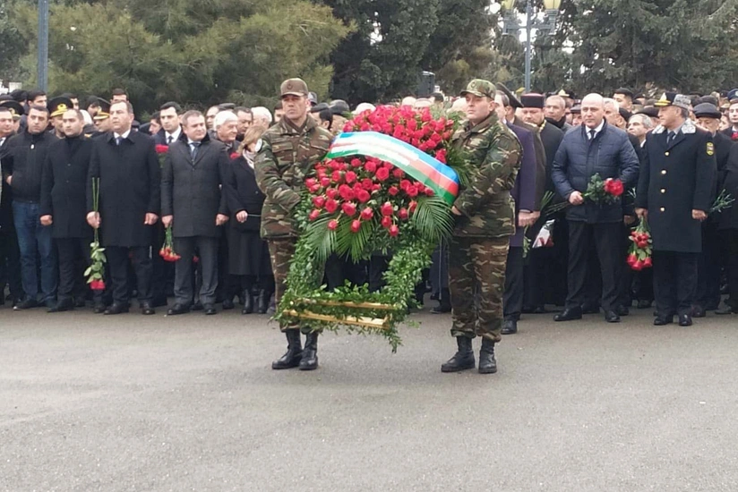 Gəncədə 20 Yanvar fəciəsi qurbanlarının xatirəsi anılıb