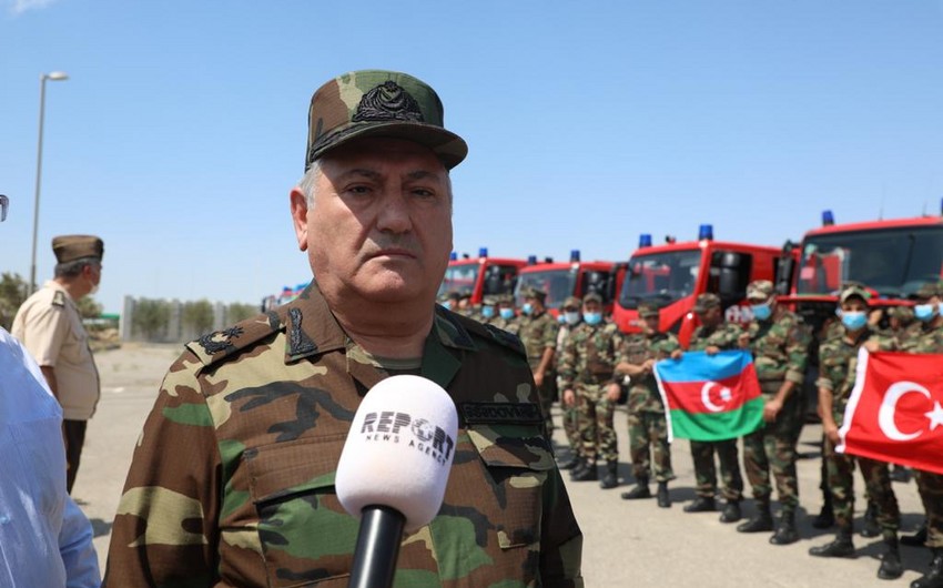 Xidmət rəisi: Türkiyəyə göndərilən yanğınsöndürənlərimizdən ciddi xəsarət alan yoxdur