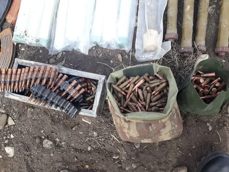 Cəbhə boyu ərazilərdə 216 partlamamış hərbi sursat aşkarlanıb