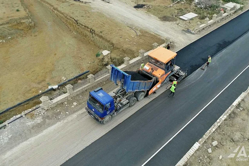 Aşağı Güzdək avtomobil yolu yenidən qurulur