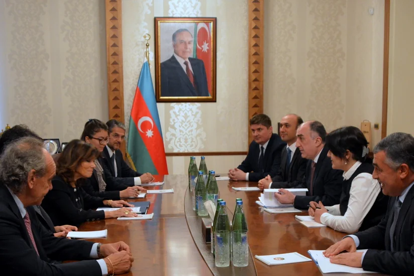 Foreign Minister Elmar Mammadyarov meets with President of Italian Senate