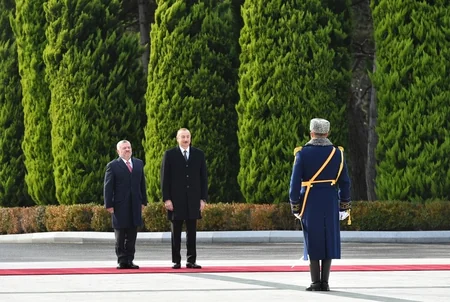 Official welcoming ceremony held for King Abdullah II of Jordan