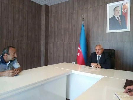 Arzu Rəhimov Şəkidə vətəndaşları qəbul edib - FOTO