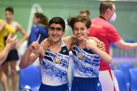 Azərbaycan gimnastları Avropa çempionatında 1 qızıl, 1 bürünc medal qazanıb