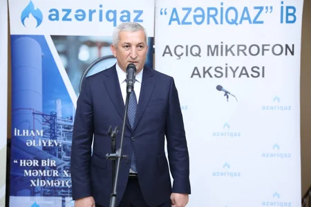 Azəriqaz Yevlaxda Açıq mikrofon aksiyası keçirib